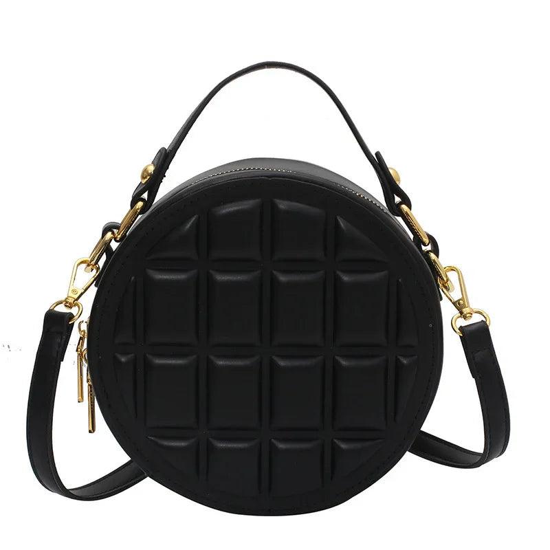 Pu Chocolate One-shoulder Diagonal Bag EX-STOCK Canada