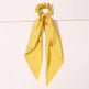 Cute Hair Silk Bow Scrunchie Vintage Satin Scarf Scrunchie - EX-STOCK Canada