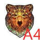 Animal Shaped Wooden Puzzle Play Toy for Kids 14 years above - EX-STOCK Canada