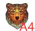 Animal Shaped Wooden Puzzle Play Toy for Kids 14 years above - EX-STOCK Canada