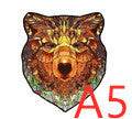 Animal Shaped Wooden Puzzle Play Toy for Kids 14 years above - EX-STOCK Canada