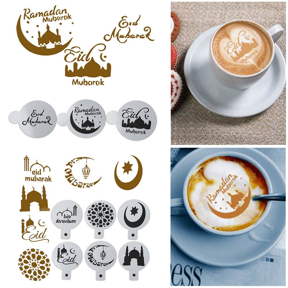 Eid Mubarak Festival Ramadan Cake Decoration Spray Flower Mould - EX-STOCK Canada
