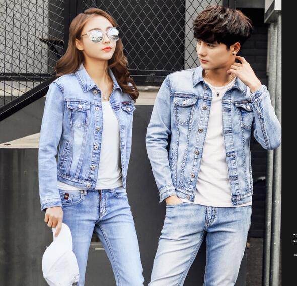 Slim fit Denim Jacket Men And Women Couple Jacket EX-STOCK Canada