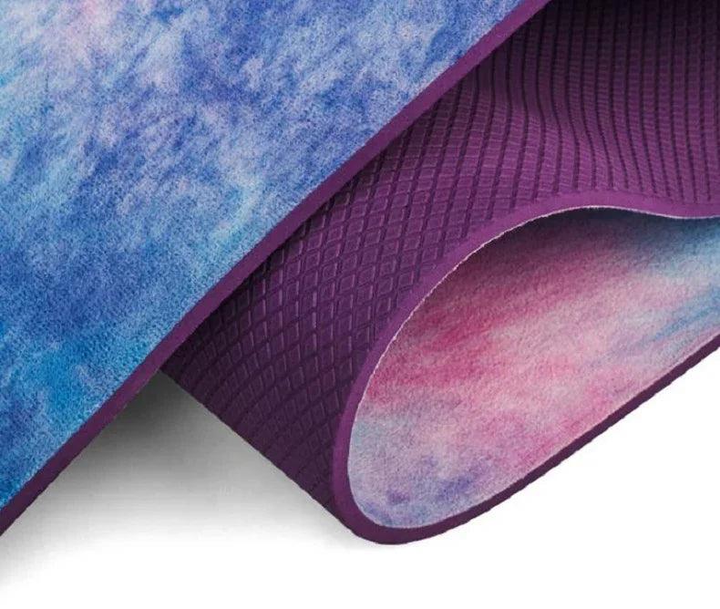 Tapis de yoga en caoutchouc naturel tie-dye avec transfert de sublimation en daimEX-STOCK Canada