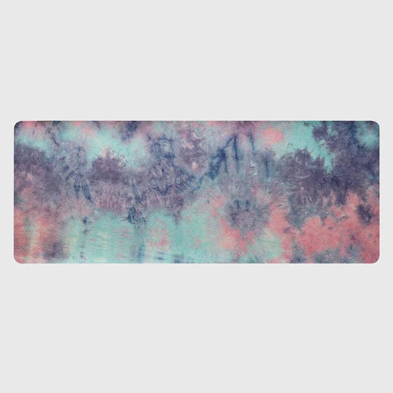 Tapis de yoga en caoutchouc naturel tie-dye avec transfert de sublimation en daimEX-STOCK Canada