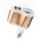 Car Charger Dual Usb Fast Charge Transfer Interface Universal Smart Phone Car Charger - EX-STOCK Canada