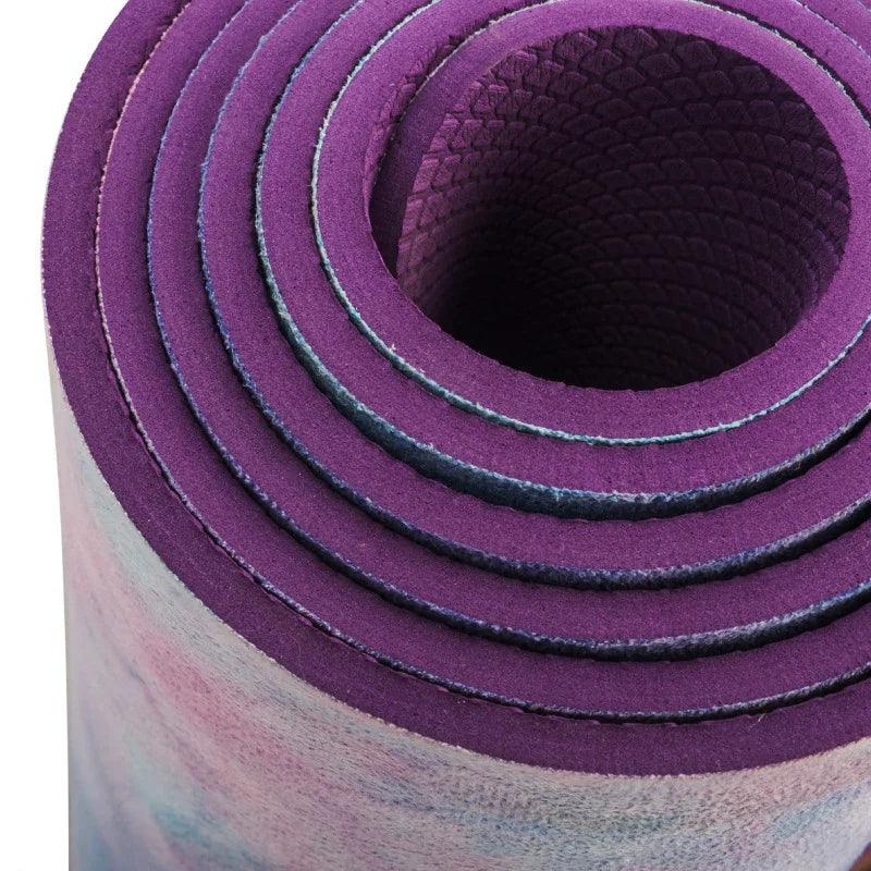 Tapis de yoga en caoutchouc naturel tie-dye avec transfert de sublimation en daimEX-STOCK Canada