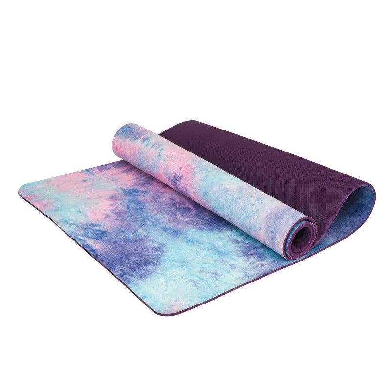 Tapis de yoga en caoutchouc naturel tie-dye avec transfert de sublimation en daimEX-STOCK Canada