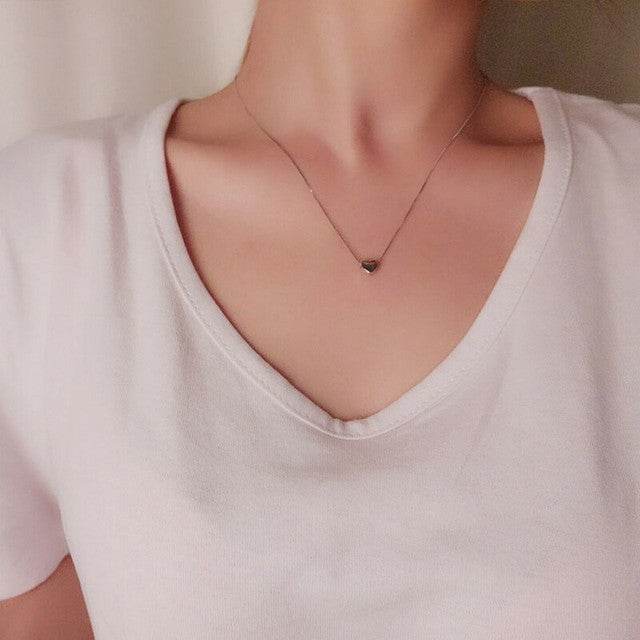 Fashion Simple Heart-shaped Clavicle Chain - EX-STOCK Canada