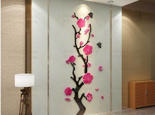 Plum Blossom Porch Decoration Wall Stickers Decals - EX-STOCK Canada
