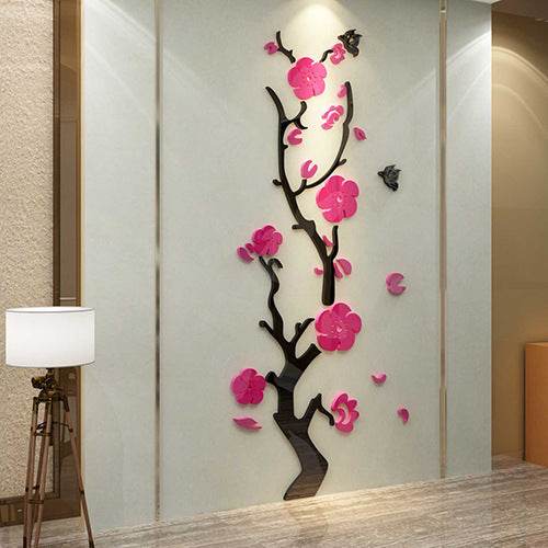 Plum Blossom Porch Decoration Wall Stickers Decals - EX-STOCK Canada