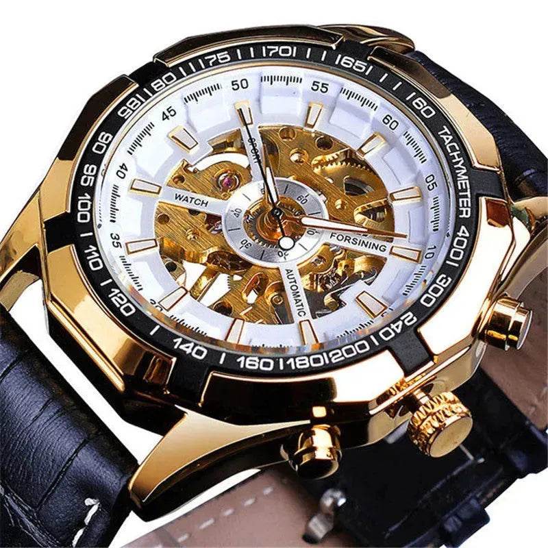 Forsining Watch Men's Fashion Casual Classic Popular Waterproof Manual Mechanical Watch - EX-STOCK Canada