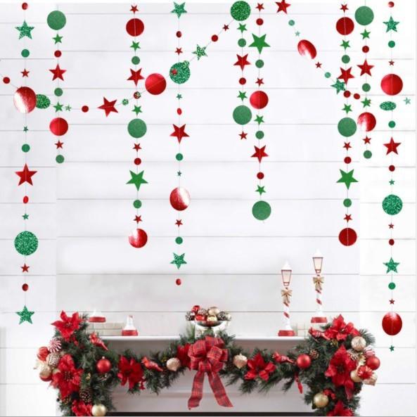 Eid Muabrak Decoration 4M Gold Black Paper Garland - EX-STOCK Canada