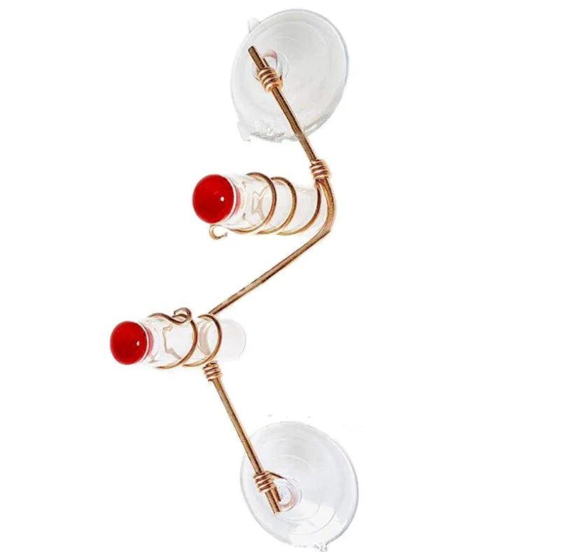 Garden Bird Feeder Supplies Hummingbird Feeder Drinker Suction Cup Easy To Clean Deck Garden Decor Bird Feeders for Wild Birds EX-STOCK Canada