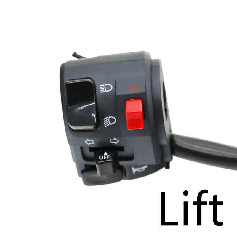 Motorcycle Horn Button Switch Motorbike Turn Signal Electric Fog Lamp Light Start Handlebar Controller Switches - EX-STOCK Canada