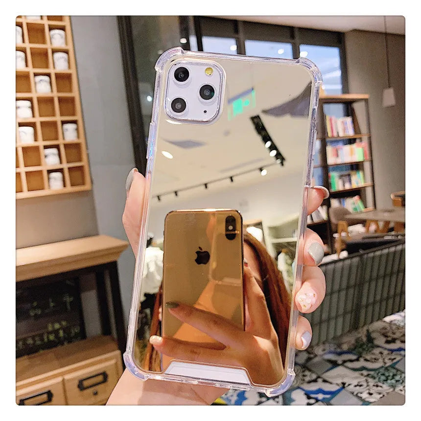 Soft rubber Mirror Phone Case women iphone case - EX-STOCK CANADA