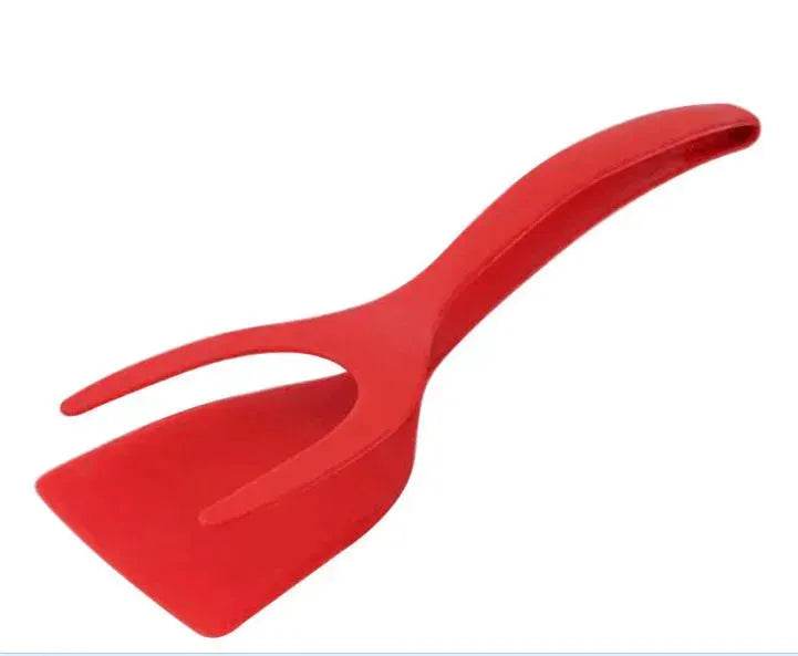 2 in 1 Silicone Omelette Pancake Spatulas and tong - EX-STOCK Canada