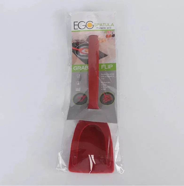 2 in 1 Silicone Omelette Pancake Spatulas and tong - EX-STOCK Canada