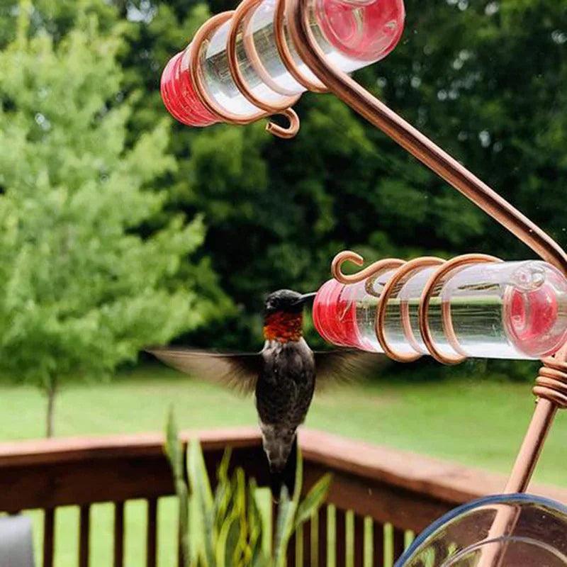 Garden Bird Feeder Supplies Hummingbird Feeder Drinker Suction Cup Easy To Clean Deck Garden Decor Bird Feeders for Wild Birds EX-STOCK Canada