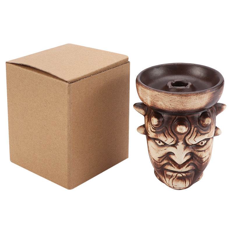 Hookah Accessories Ceramic Pot Single Hole Hookah Ceramic Smoke Bowl - EX-STOCK Canada