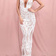 Sexy Side Cut Out Sequin Bodycon Dinner Party Maxi Dress EX-STOCK Canada