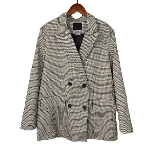 Spring Blazer Women Double Breasted Oversized jacket - EX-STOCK Canada