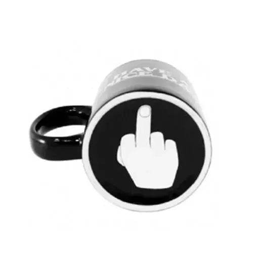Character Ceramic Middle Finger Cup Coffee Cup With Middle Finger Up - EX-STOCK Canada