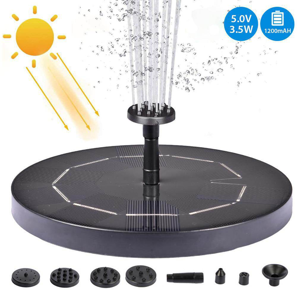 Solar Water Mercury Garden Miniature Floating Fountain - EX-STOCK Canada