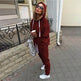 2pcs unisex Drawstring Hoodie Sport suit Athleisure wear - EX-STOCK Canada