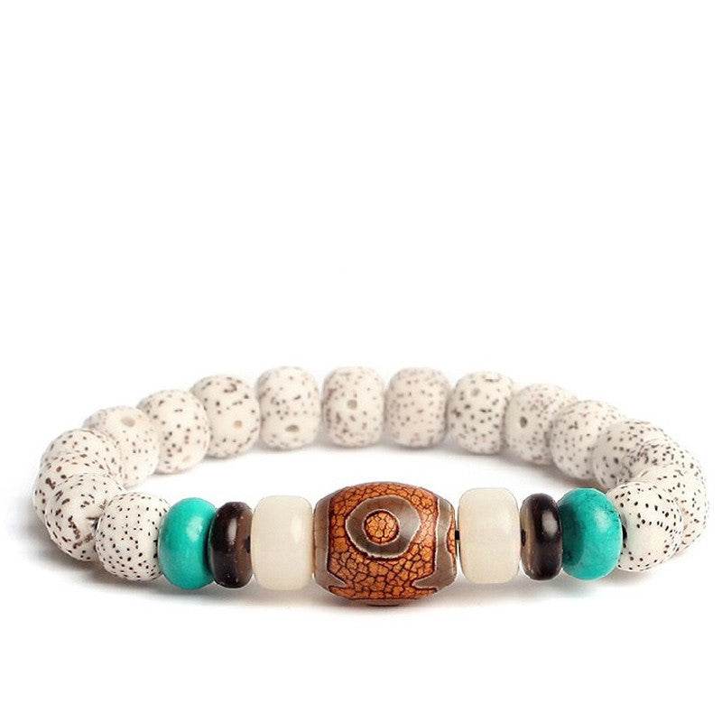 Bodhi Seed Root Bracelet Single Circle Bracelet Beads Beaded - EX-STOCK Canada