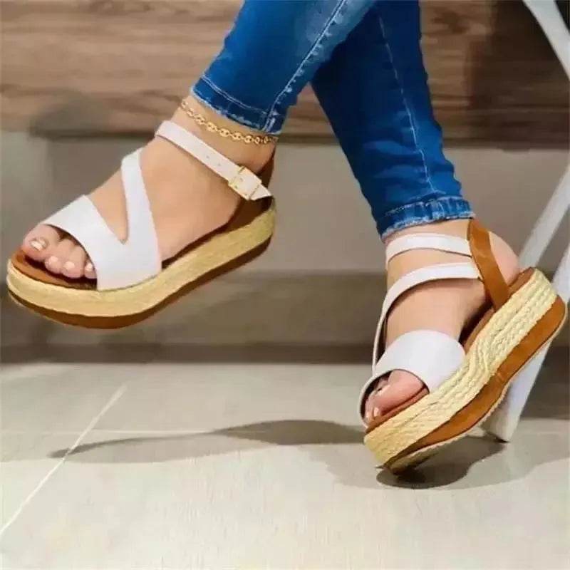 Platform Mid Wedge Sandals for women - EX-STOCK Canada