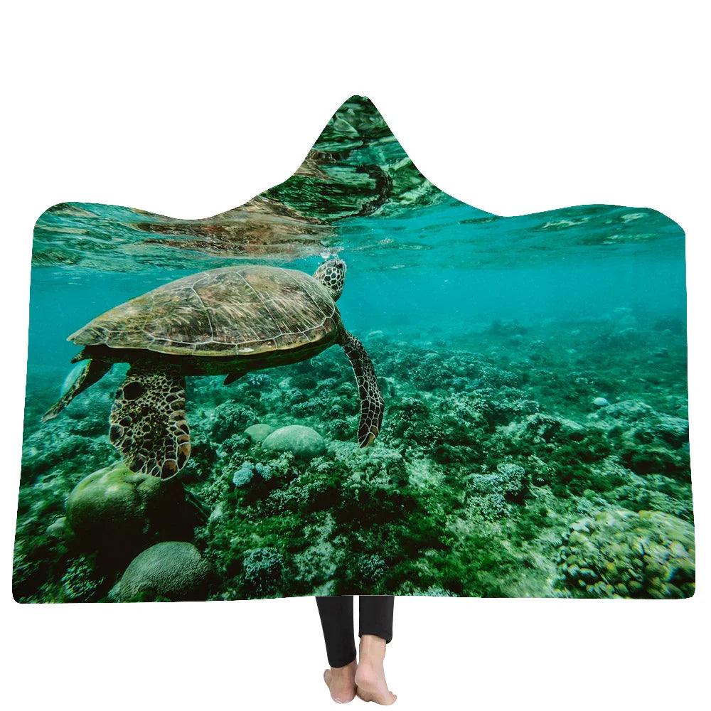 Neuer Kapuzen-Deckenponcho Dickere Decke Kapuzen-Decke ZuhauseEX-STOCK Canada