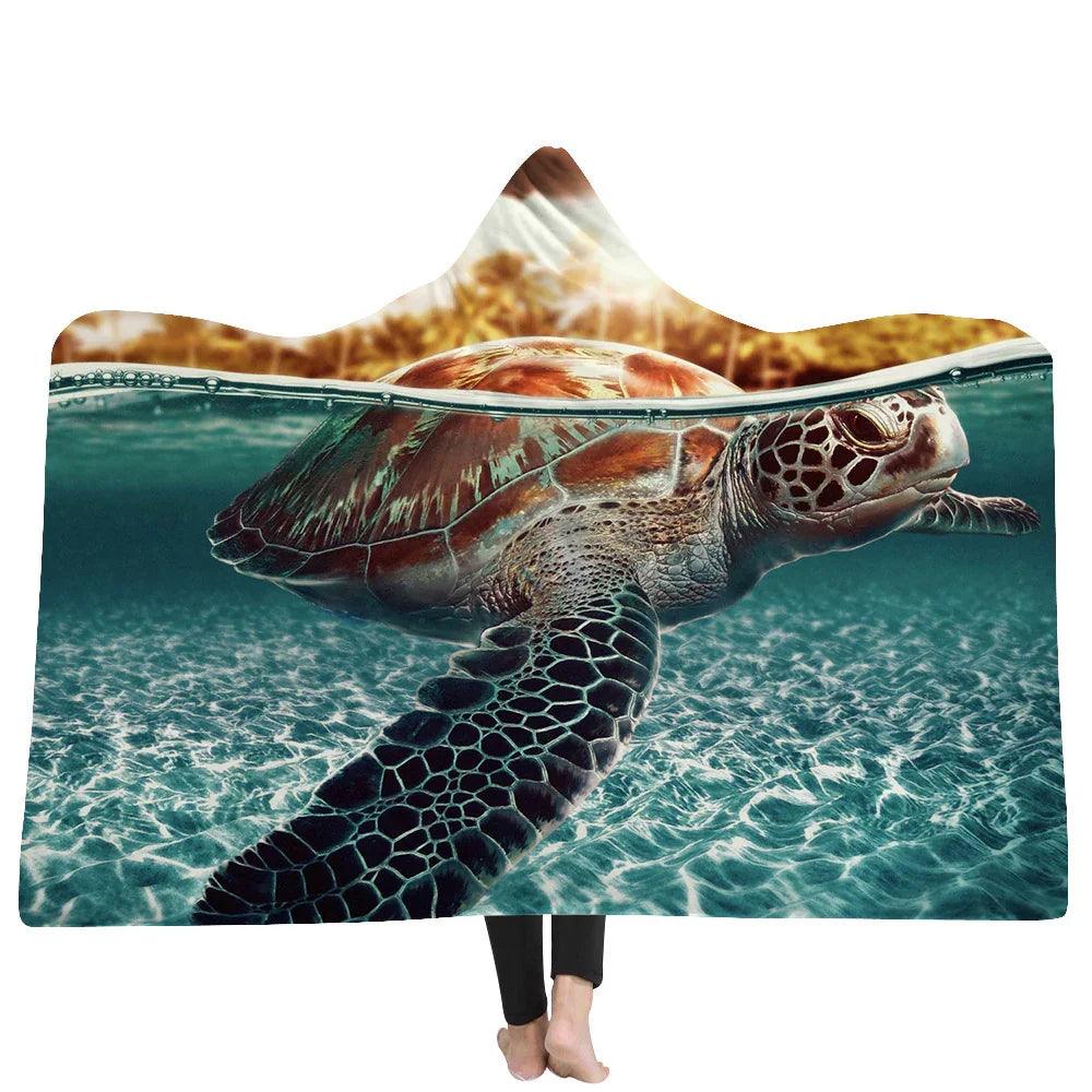 Neuer Kapuzen-Deckenponcho Dickere Decke Kapuzen-Decke ZuhauseEX-STOCK Canada