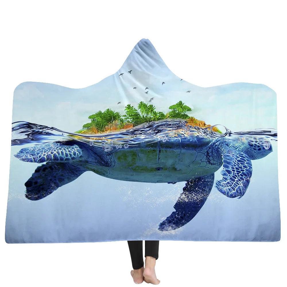 Neuer Kapuzen-Deckenponcho Dickere Decke Kapuzen-Decke ZuhauseEX-STOCK Canada