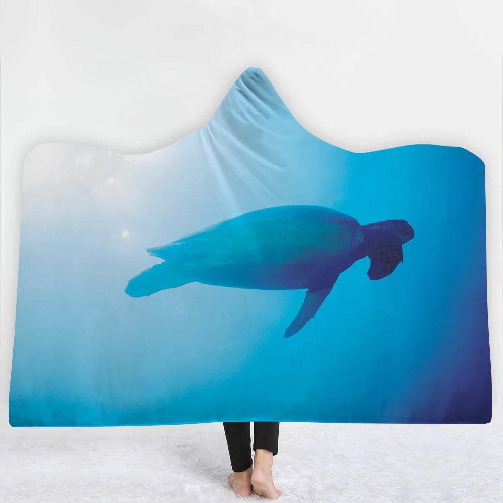 Hooded Blanket Cloak Blanket Thick Blanket EX-STOCK Canada