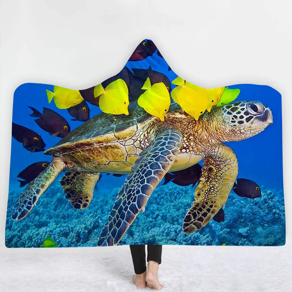 Hooded Blanket Cloak Blanket Thick Blanket EX-STOCK Canada