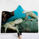 Hooded Blanket Cloak Blanket Thick Blanket EX-STOCK Canada
