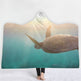 Hooded Blanket Cloak Blanket Thick Blanket EX-STOCK Canada