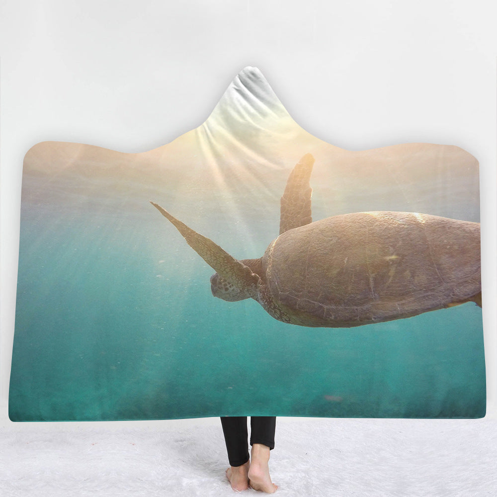Hooded Blanket Cloak Blanket Thick Blanket EX-STOCK Canada