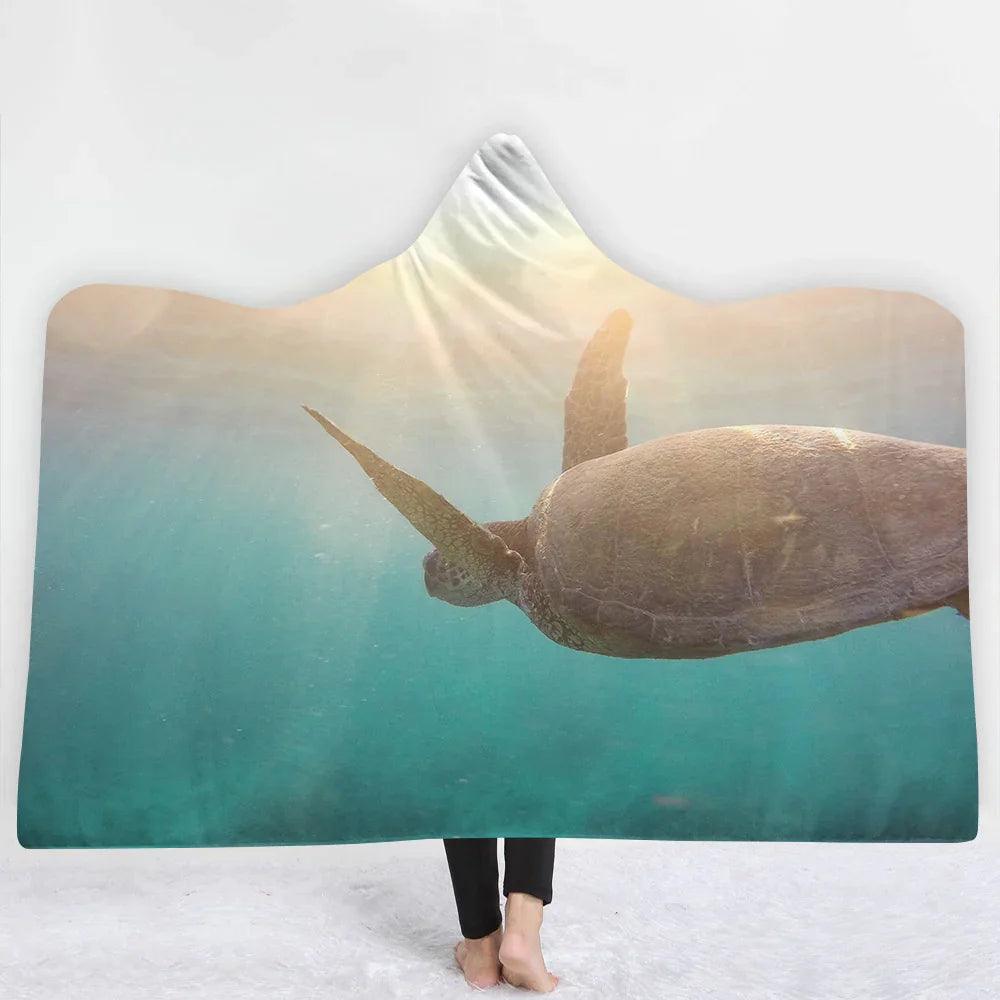 Hooded Blanket Cloak Blanket Thick Blanket EX-STOCK Canada