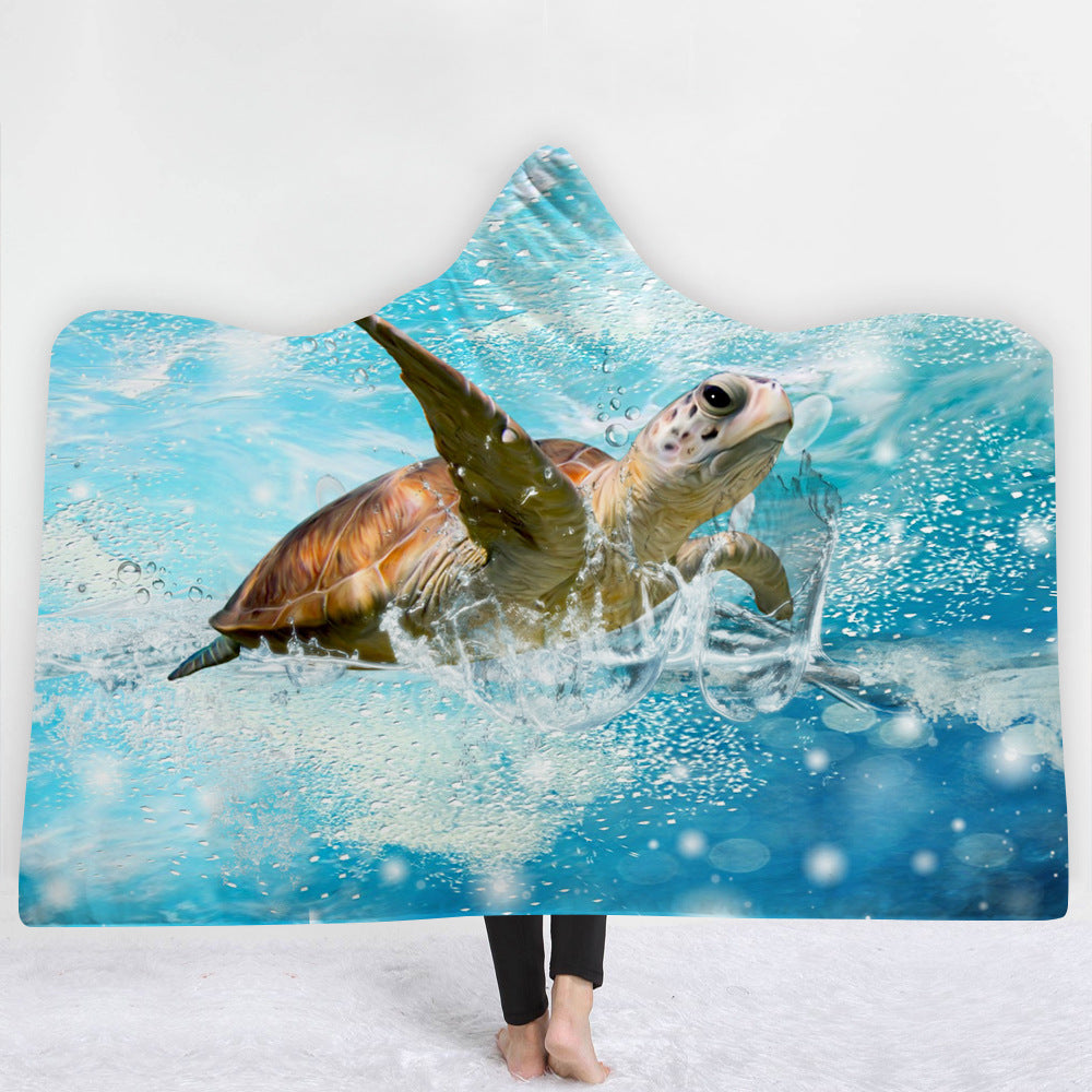 Hooded Blanket Cloak Blanket Thick Blanket EX-STOCK Canada