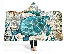 Hooded Blanket Cloak Blanket Thick Blanket EX-STOCK Canada