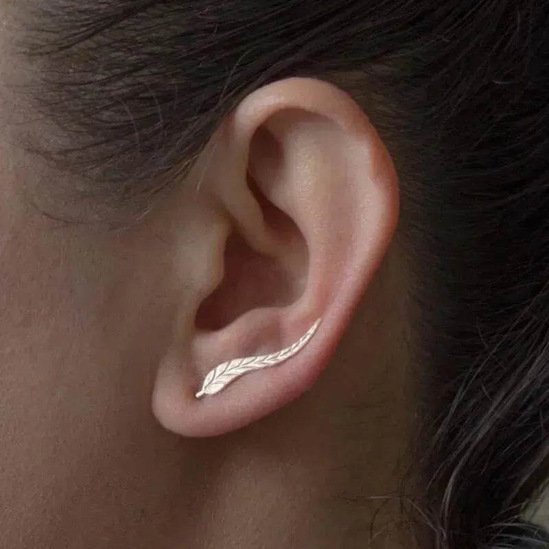 Women's Gold and Silver Stud Earrings - EX-STOCK Canada