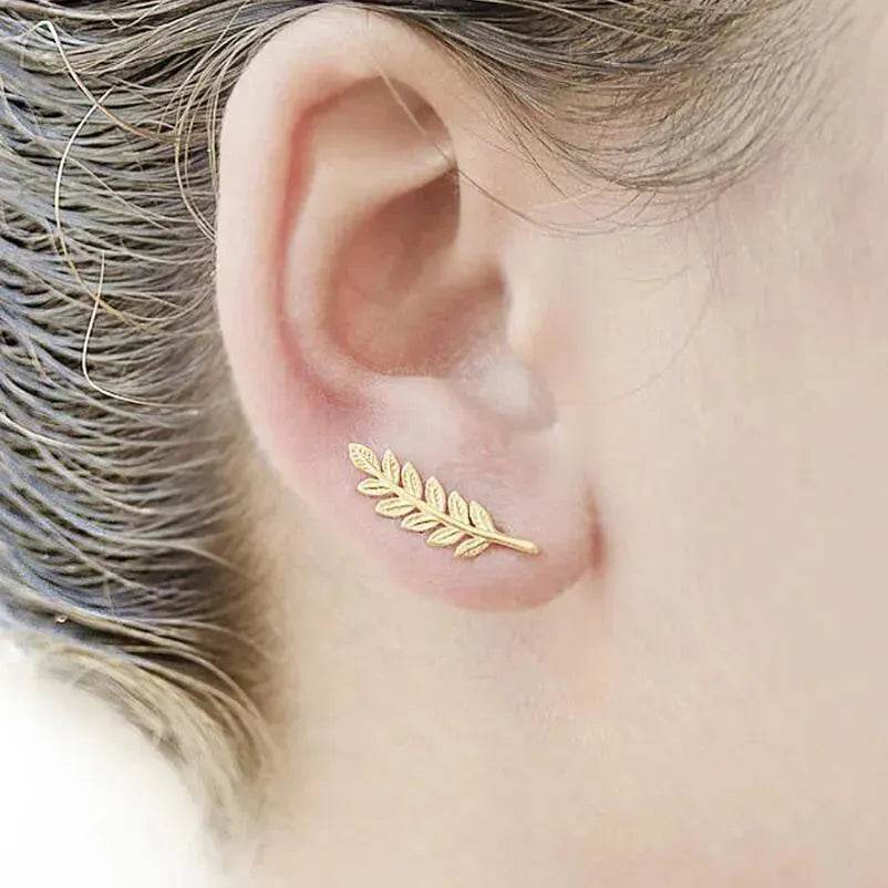 Women's Gold and Silver Stud Earrings - EX-STOCK Canada