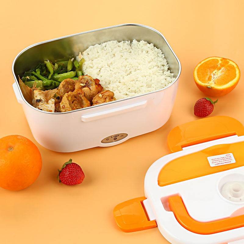 Electric Heated Lunch Box – Stainless Steel Food Warmer - EX-STOCK Canada