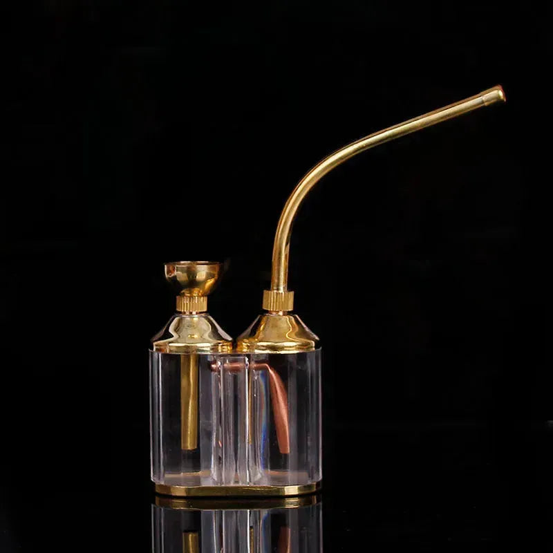 Cool Ye Environmental Health Hookah Portable Mini Water Filter Pipe Men's Simple Old-Fashioned Copper Hookah Direct Sales - EX-STOCK CANADA