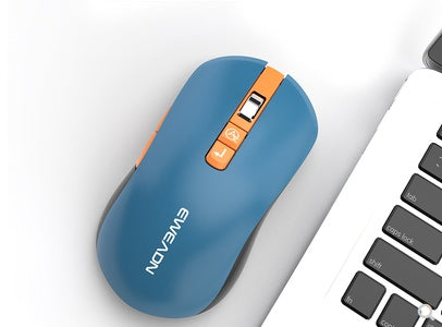 Blue Rechargeable Wireless Voice Mouse – 2400 DPI 2