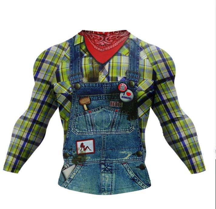 HILLBILLY RASH GUARD - XMARTIAL SLEEVE - EX-STOCK Canada