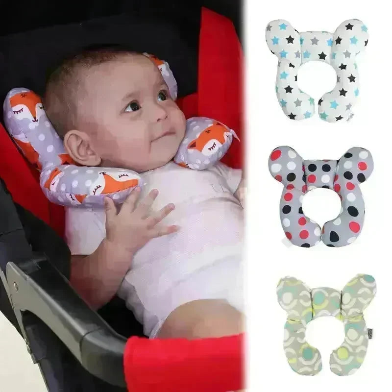 Baby U-shaped Pillow, Neck Protector, Stroller, Baby Pillow - EX-STOCK CANADA