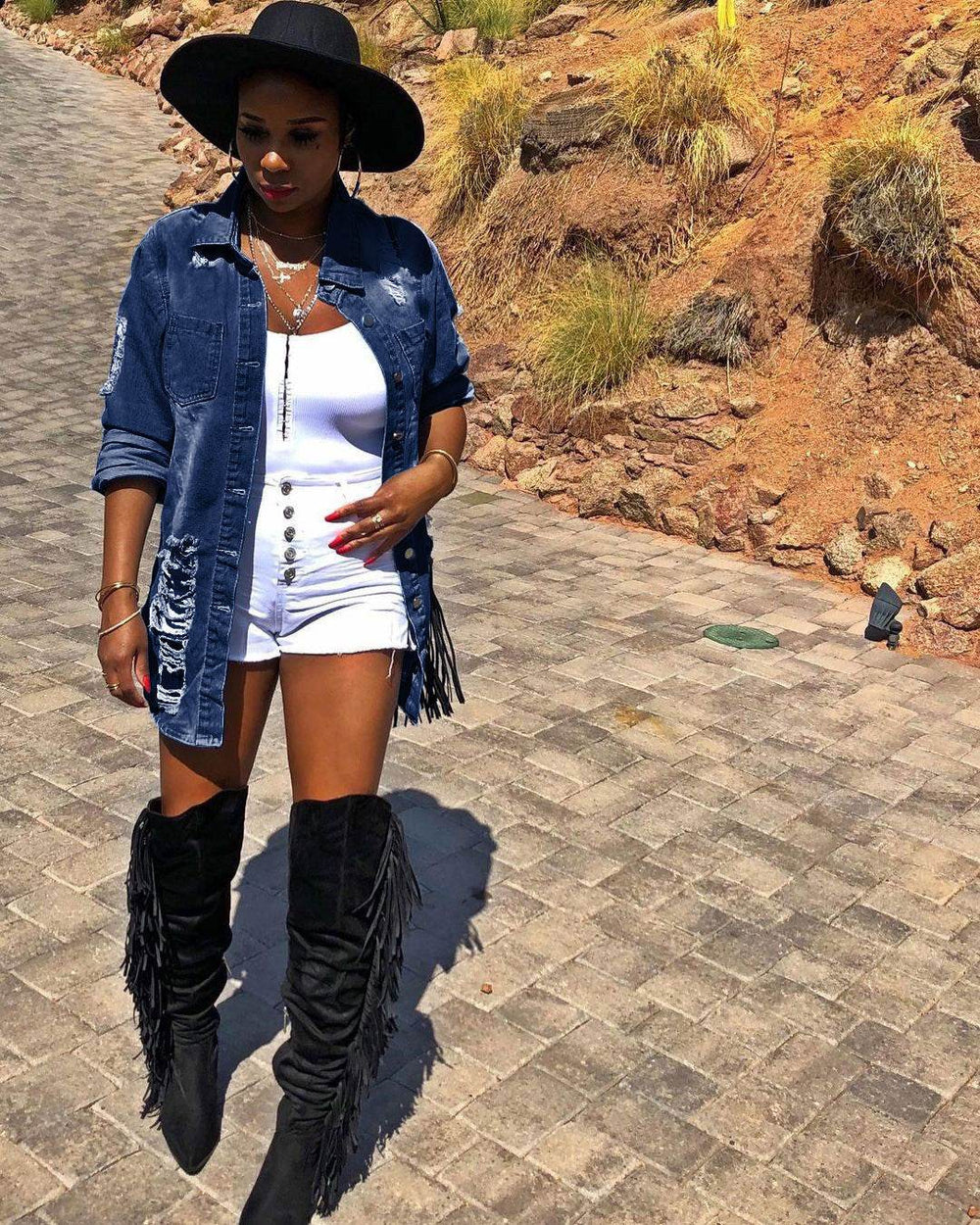 Fashion Ripped Casual Long Sleeve Mini Shirt dress Denim Jacket WOMEN - EX-STOCK Canada